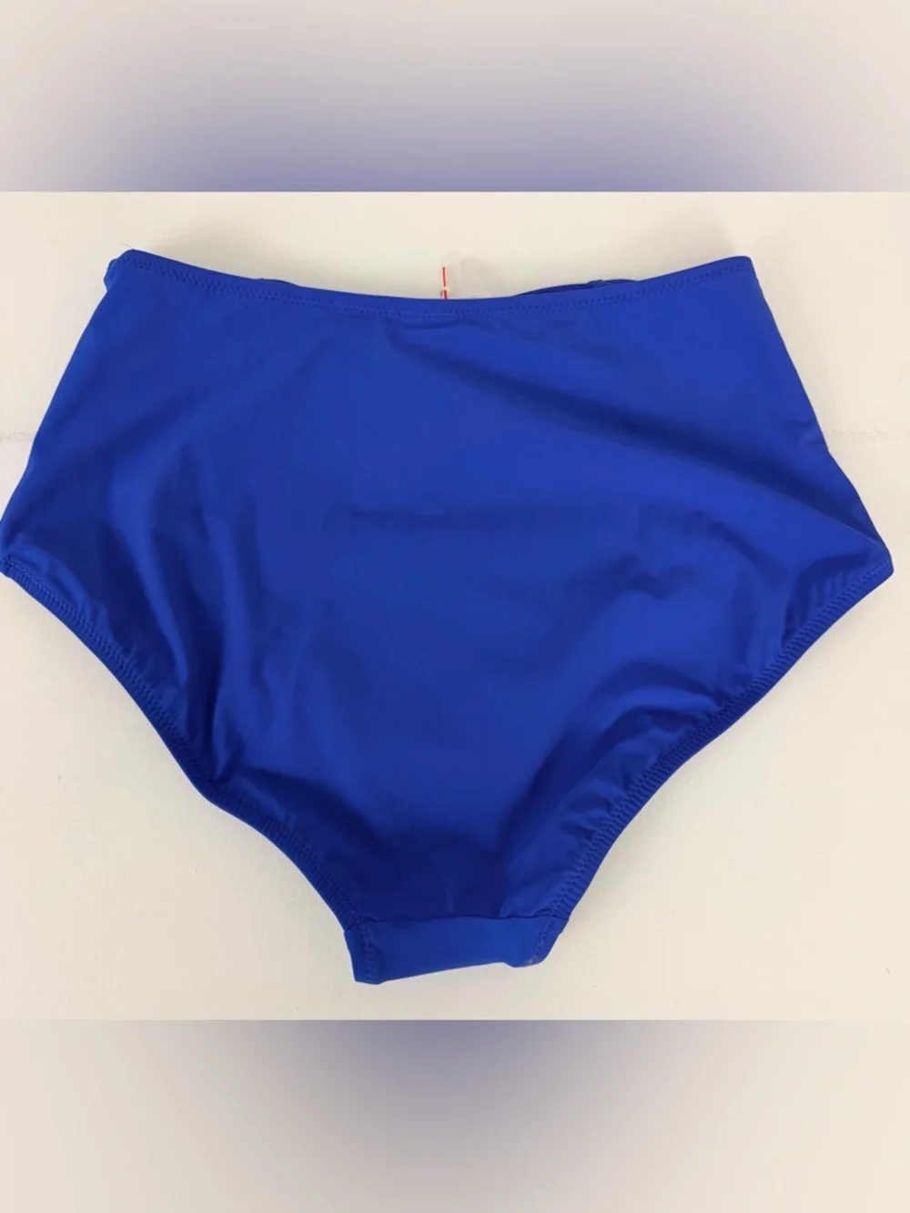Gottex Cobalt Blue High-Waist Full Coverage Bottom w/Gold Buttons 6 & 10 NWT